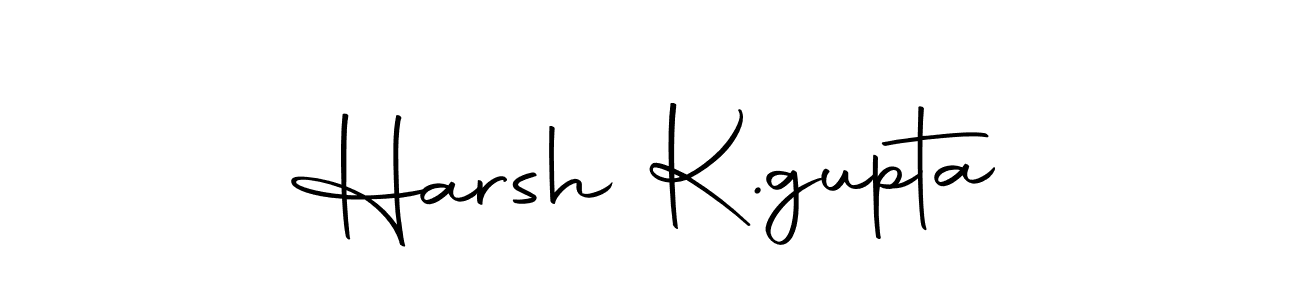 Use a signature maker to create a handwritten signature online. With this signature software, you can design (Autography-DOLnW) your own signature for name Harsh K.gupta. Harsh K.gupta signature style 10 images and pictures png