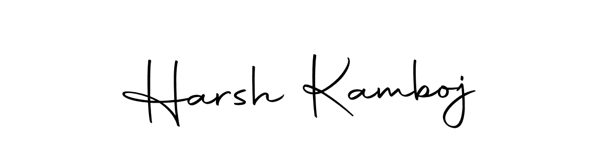 You can use this online signature creator to create a handwritten signature for the name Harsh Kamboj. This is the best online autograph maker. Harsh Kamboj signature style 10 images and pictures png