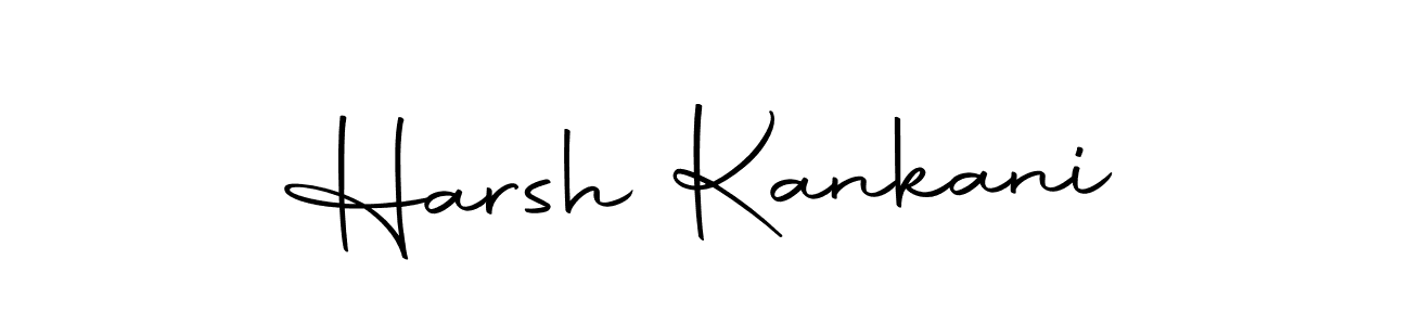 Make a beautiful signature design for name Harsh Kankani. With this signature (Autography-DOLnW) style, you can create a handwritten signature for free. Harsh Kankani signature style 10 images and pictures png