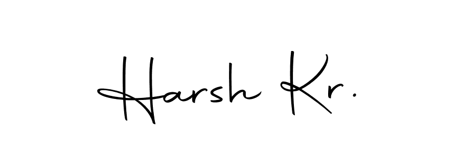 Use a signature maker to create a handwritten signature online. With this signature software, you can design (Autography-DOLnW) your own signature for name Harsh Kr.. Harsh Kr. signature style 10 images and pictures png