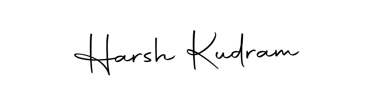 How to make Harsh Kudram signature? Autography-DOLnW is a professional autograph style. Create handwritten signature for Harsh Kudram name. Harsh Kudram signature style 10 images and pictures png