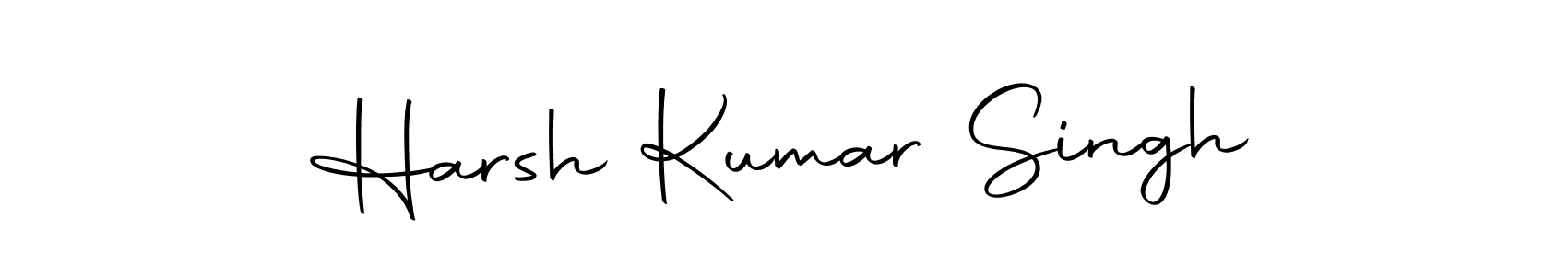 Make a beautiful signature design for name Harsh Kumar Singh. With this signature (Autography-DOLnW) style, you can create a handwritten signature for free. Harsh Kumar Singh signature style 10 images and pictures png