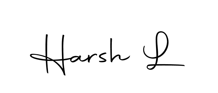 if you are searching for the best signature style for your name Harsh L. so please give up your signature search. here we have designed multiple signature styles  using Autography-DOLnW. Harsh L signature style 10 images and pictures png
