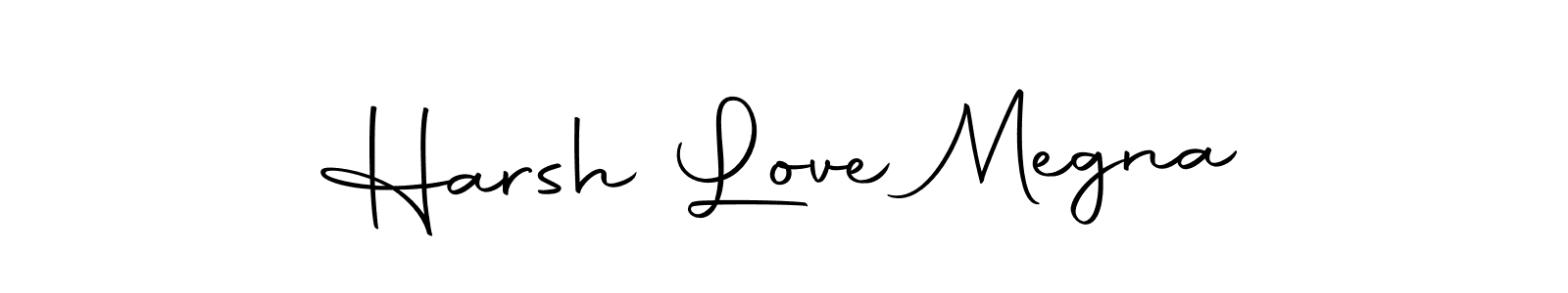 You can use this online signature creator to create a handwritten signature for the name Harsh Love Megna. This is the best online autograph maker. Harsh Love Megna signature style 10 images and pictures png