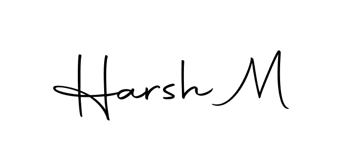 Autography-DOLnW is a professional signature style that is perfect for those who want to add a touch of class to their signature. It is also a great choice for those who want to make their signature more unique. Get Harsh M name to fancy signature for free. Harsh M signature style 10 images and pictures png