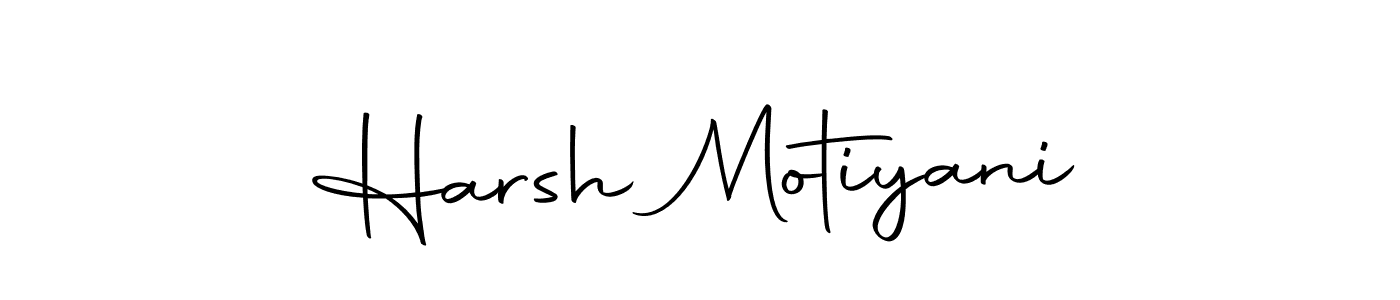 You should practise on your own different ways (Autography-DOLnW) to write your name (Harsh Motiyani) in signature. don't let someone else do it for you. Harsh Motiyani signature style 10 images and pictures png