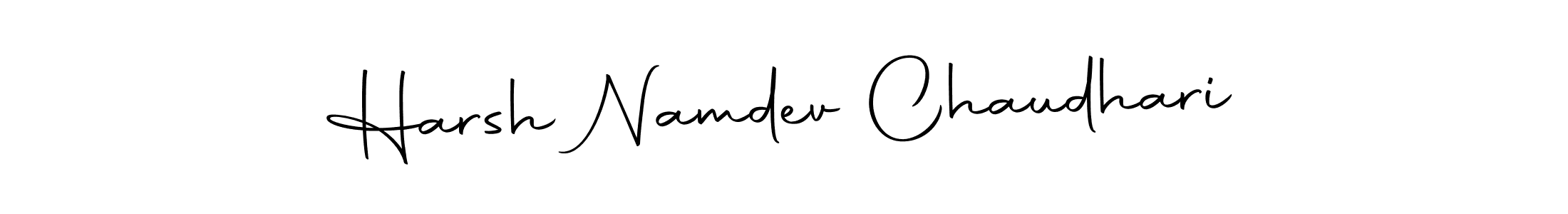 Create a beautiful signature design for name Harsh Namdev Chaudhari. With this signature (Autography-DOLnW) fonts, you can make a handwritten signature for free. Harsh Namdev Chaudhari signature style 10 images and pictures png