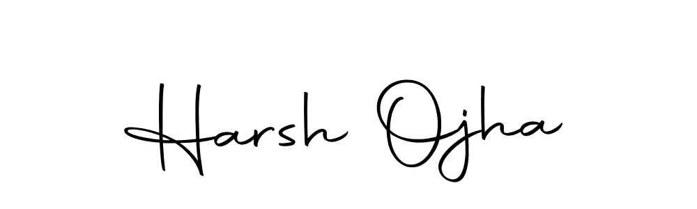 Make a beautiful signature design for name Harsh Ojha. With this signature (Autography-DOLnW) style, you can create a handwritten signature for free. Harsh Ojha signature style 10 images and pictures png