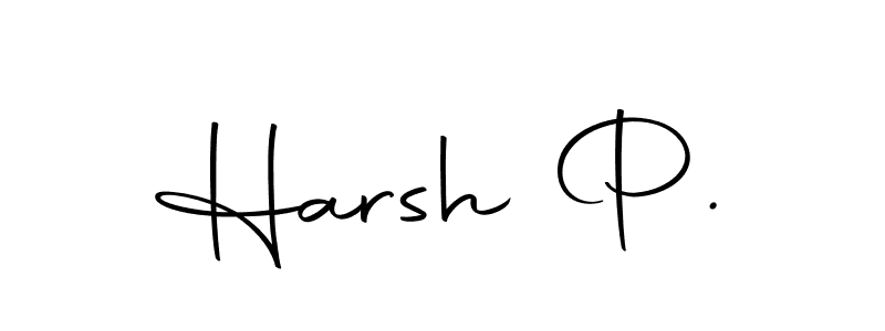 Here are the top 10 professional signature styles for the name Harsh P.. These are the best autograph styles you can use for your name. Harsh P. signature style 10 images and pictures png