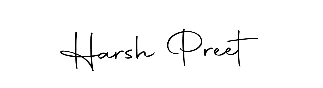 Also we have Harsh Preet name is the best signature style. Create professional handwritten signature collection using Autography-DOLnW autograph style. Harsh Preet signature style 10 images and pictures png