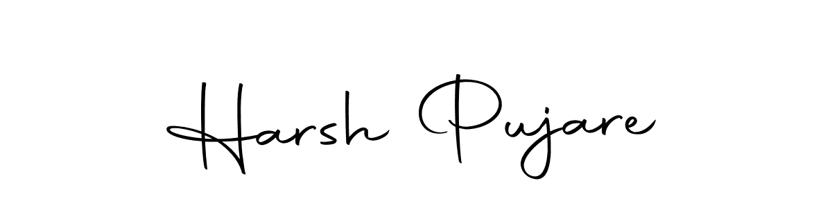 Create a beautiful signature design for name Harsh Pujare. With this signature (Autography-DOLnW) fonts, you can make a handwritten signature for free. Harsh Pujare signature style 10 images and pictures png