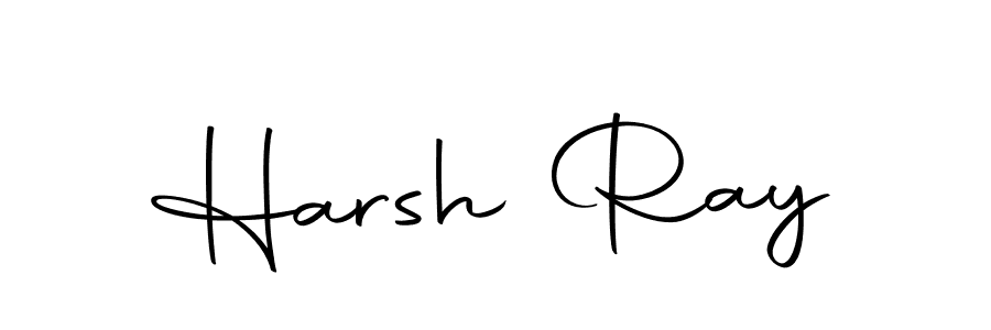 Harsh Ray stylish signature style. Best Handwritten Sign (Autography-DOLnW) for my name. Handwritten Signature Collection Ideas for my name Harsh Ray. Harsh Ray signature style 10 images and pictures png