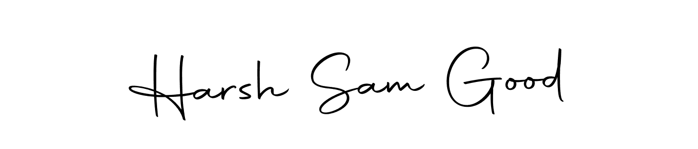 You can use this online signature creator to create a handwritten signature for the name Harsh Sam Good. This is the best online autograph maker. Harsh Sam Good signature style 10 images and pictures png