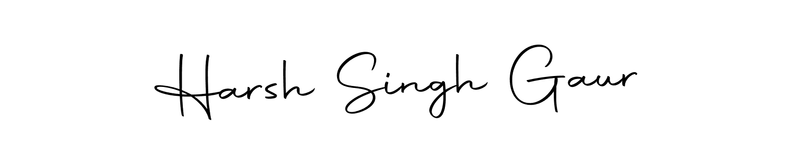 Also we have Harsh Singh Gaur name is the best signature style. Create professional handwritten signature collection using Autography-DOLnW autograph style. Harsh Singh Gaur signature style 10 images and pictures png