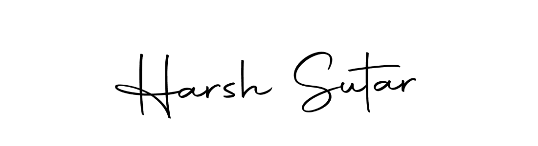 Use a signature maker to create a handwritten signature online. With this signature software, you can design (Autography-DOLnW) your own signature for name Harsh Sutar. Harsh Sutar signature style 10 images and pictures png
