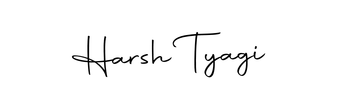 The best way (Autography-DOLnW) to make a short signature is to pick only two or three words in your name. The name Harsh Tyagi include a total of six letters. For converting this name. Harsh Tyagi signature style 10 images and pictures png