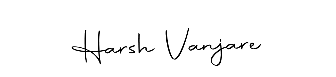 Harsh Vanjare stylish signature style. Best Handwritten Sign (Autography-DOLnW) for my name. Handwritten Signature Collection Ideas for my name Harsh Vanjare. Harsh Vanjare signature style 10 images and pictures png