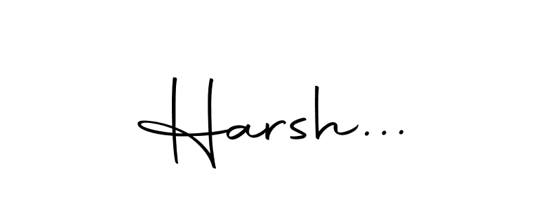 It looks lik you need a new signature style for name Harsh.... Design unique handwritten (Autography-DOLnW) signature with our free signature maker in just a few clicks. Harsh... signature style 10 images and pictures png