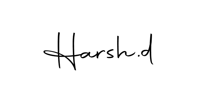 How to Draw Harsh.d signature style? Autography-DOLnW is a latest design signature styles for name Harsh.d. Harsh.d signature style 10 images and pictures png