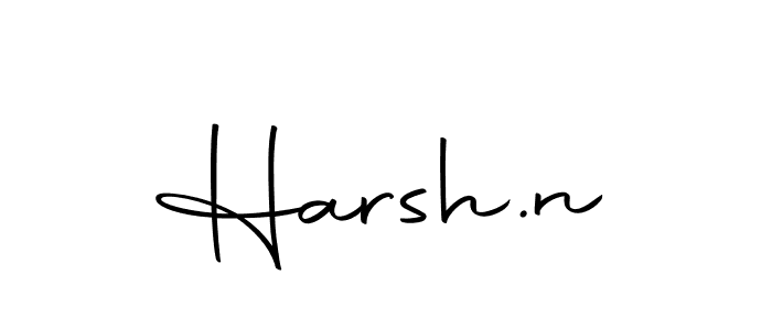 How to make Harsh.n name signature. Use Autography-DOLnW style for creating short signs online. This is the latest handwritten sign. Harsh.n signature style 10 images and pictures png