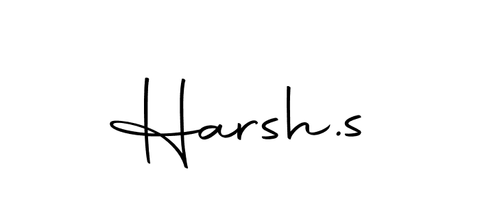 The best way (Autography-DOLnW) to make a short signature is to pick only two or three words in your name. The name Harsh.s include a total of six letters. For converting this name. Harsh.s signature style 10 images and pictures png