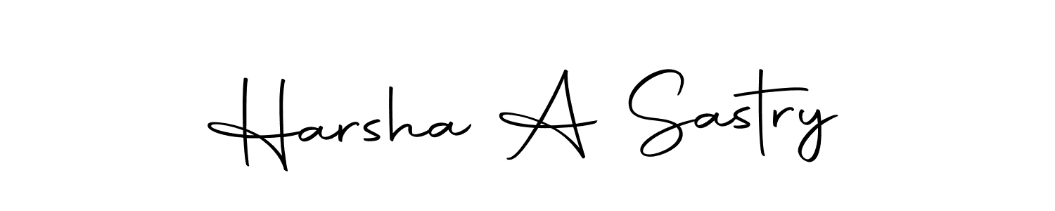 Make a beautiful signature design for name Harsha A Sastry. With this signature (Autography-DOLnW) style, you can create a handwritten signature for free. Harsha A Sastry signature style 10 images and pictures png