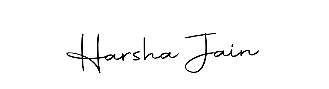 Design your own signature with our free online signature maker. With this signature software, you can create a handwritten (Autography-DOLnW) signature for name Harsha Jain. Harsha Jain signature style 10 images and pictures png