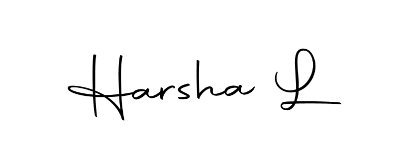 Here are the top 10 professional signature styles for the name Harsha L. These are the best autograph styles you can use for your name. Harsha L signature style 10 images and pictures png