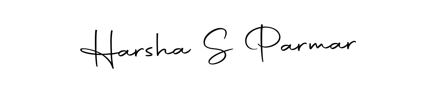 Harsha S Parmar stylish signature style. Best Handwritten Sign (Autography-DOLnW) for my name. Handwritten Signature Collection Ideas for my name Harsha S Parmar. Harsha S Parmar signature style 10 images and pictures png