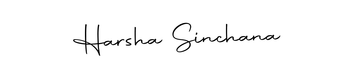 Once you've used our free online signature maker to create your best signature Autography-DOLnW style, it's time to enjoy all of the benefits that Harsha Sinchana name signing documents. Harsha Sinchana signature style 10 images and pictures png