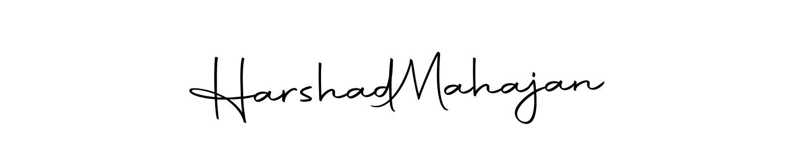 Make a beautiful signature design for name Harshad  Mahajan. With this signature (Autography-DOLnW) style, you can create a handwritten signature for free. Harshad  Mahajan signature style 10 images and pictures png