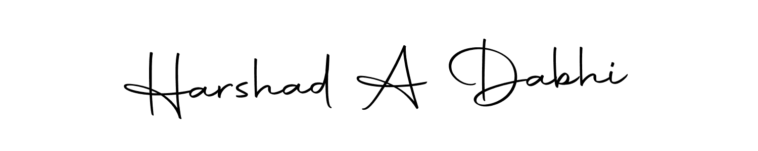 Make a short Harshad A Dabhi signature style. Manage your documents anywhere anytime using Autography-DOLnW. Create and add eSignatures, submit forms, share and send files easily. Harshad A Dabhi signature style 10 images and pictures png