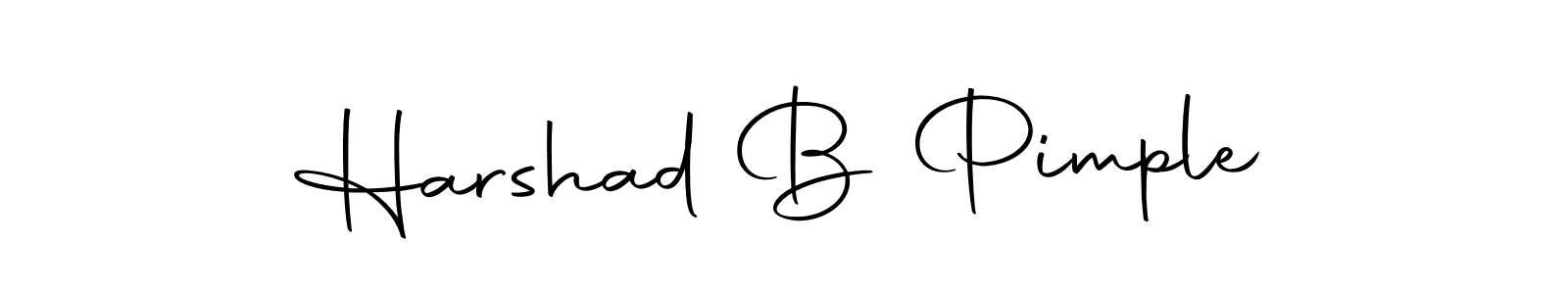 Also we have Harshad B Pimple name is the best signature style. Create professional handwritten signature collection using Autography-DOLnW autograph style. Harshad B Pimple signature style 10 images and pictures png