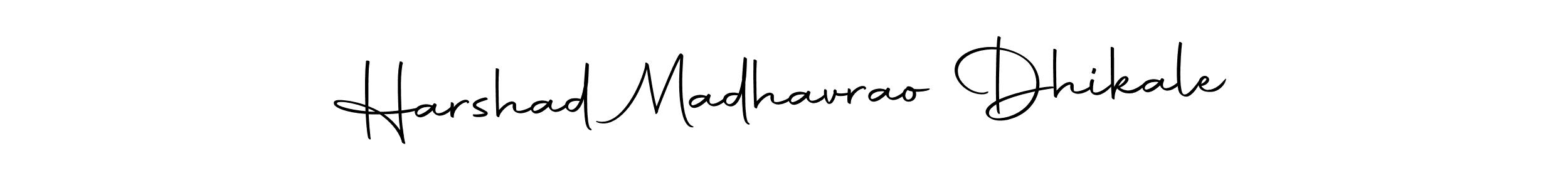 This is the best signature style for the Harshad Madhavrao Dhikale name. Also you like these signature font (Autography-DOLnW). Mix name signature. Harshad Madhavrao Dhikale signature style 10 images and pictures png