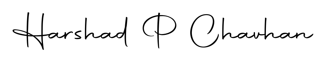 Explore multiple handwriting variations for Harshad P Chavhan including this stunning Autography-DOLnW design. Free to use across all platforms. Harshad P Chavhan signature style 10 images and pictures png