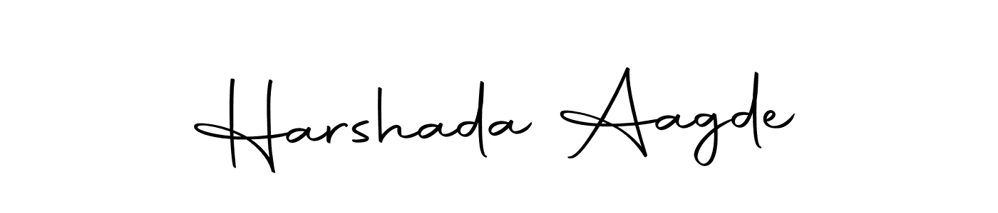 How to make Harshada Aagde signature? Autography-DOLnW is a professional autograph style. Create handwritten signature for Harshada Aagde name. Harshada Aagde signature style 10 images and pictures png