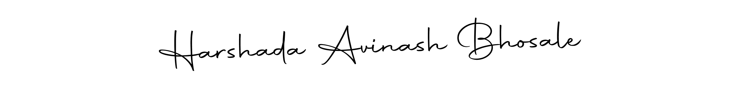 Make a beautiful signature design for name Harshada Avinash Bhosale. With this signature (Autography-DOLnW) style, you can create a handwritten signature for free. Harshada Avinash Bhosale signature style 10 images and pictures png