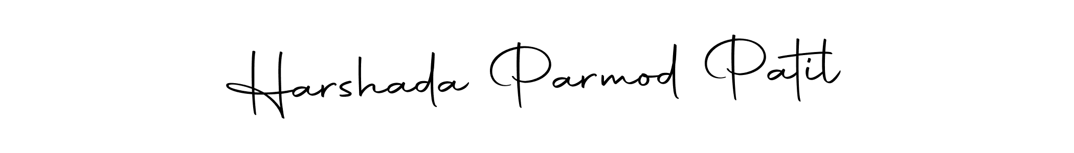 Design your own signature with our free online signature maker. With this signature software, you can create a handwritten (Autography-DOLnW) signature for name Harshada Parmod Patil. Harshada Parmod Patil signature style 10 images and pictures png