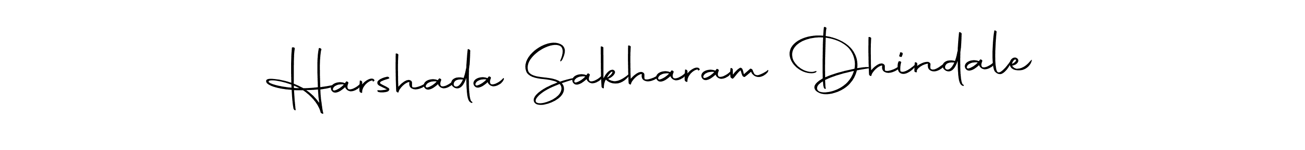 Design your own signature with our free online signature maker. With this signature software, you can create a handwritten (Autography-DOLnW) signature for name Harshada Sakharam Dhindale. Harshada Sakharam Dhindale signature style 10 images and pictures png