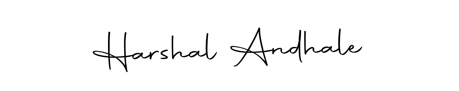Use a signature maker to create a handwritten signature online. With this signature software, you can design (Autography-DOLnW) your own signature for name Harshal Andhale. Harshal Andhale signature style 10 images and pictures png