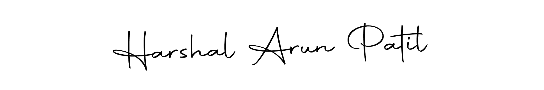 Make a short Harshal Arun Patil signature style. Manage your documents anywhere anytime using Autography-DOLnW. Create and add eSignatures, submit forms, share and send files easily. Harshal Arun Patil signature style 10 images and pictures png