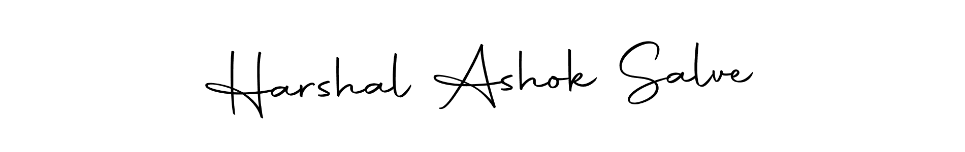 Make a beautiful signature design for name Harshal Ashok Salve. With this signature (Autography-DOLnW) style, you can create a handwritten signature for free. Harshal Ashok Salve signature style 10 images and pictures png
