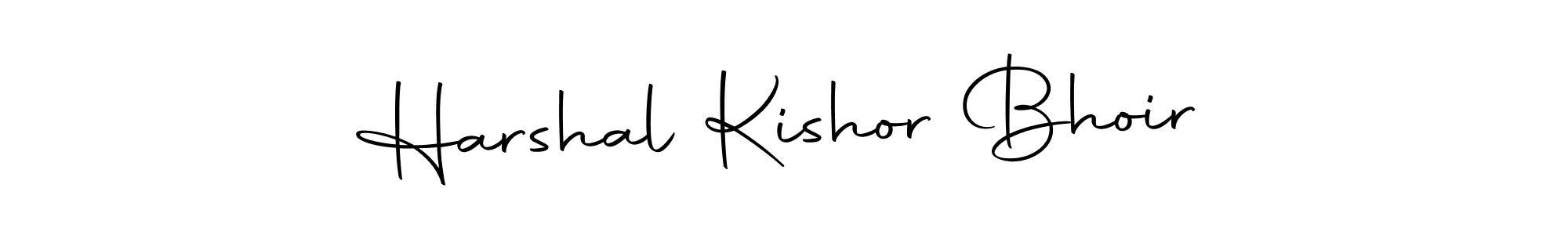 Harshal Kishor Bhoir stylish signature style. Best Handwritten Sign (Autography-DOLnW) for my name. Handwritten Signature Collection Ideas for my name Harshal Kishor Bhoir. Harshal Kishor Bhoir signature style 10 images and pictures png