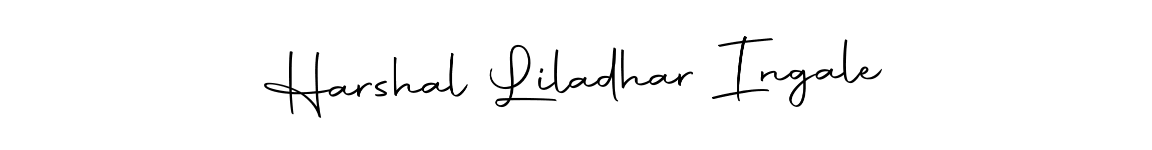 How to make Harshal Liladhar Ingale signature? Autography-DOLnW is a professional autograph style. Create handwritten signature for Harshal Liladhar Ingale name. Harshal Liladhar Ingale signature style 10 images and pictures png