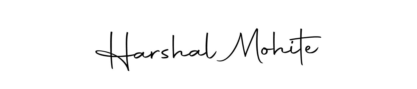 Make a beautiful signature design for name Harshal Mohite. With this signature (Autography-DOLnW) style, you can create a handwritten signature for free. Harshal Mohite signature style 10 images and pictures png