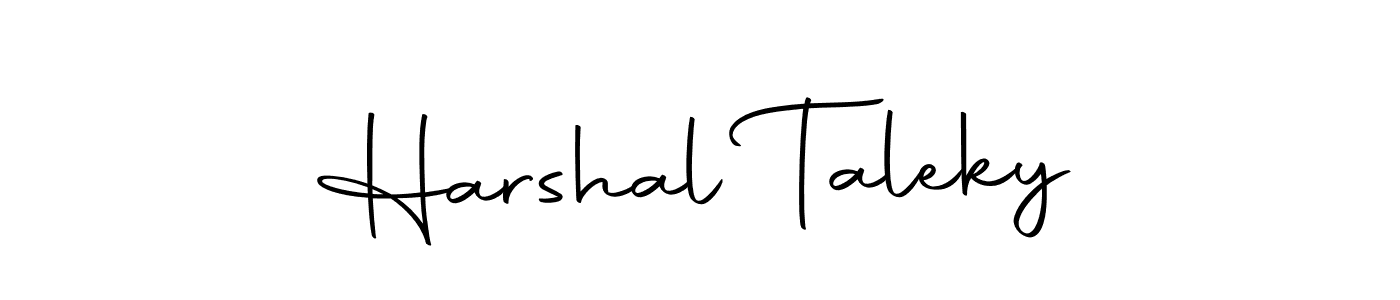 Similarly Autography-DOLnW is the best handwritten signature design. Signature creator online .You can use it as an online autograph creator for name Harshal Taleky. Harshal Taleky signature style 10 images and pictures png