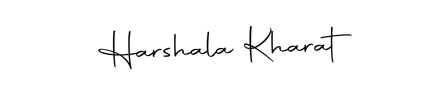 Use a signature maker to create a handwritten signature online. With this signature software, you can design (Autography-DOLnW) your own signature for name Harshala Kharat. Harshala Kharat signature style 10 images and pictures png