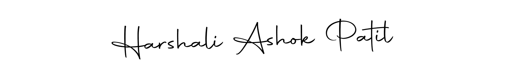 Design your own signature with our free online signature maker. With this signature software, you can create a handwritten (Autography-DOLnW) signature for name Harshali Ashok Patil. Harshali Ashok Patil signature style 10 images and pictures png