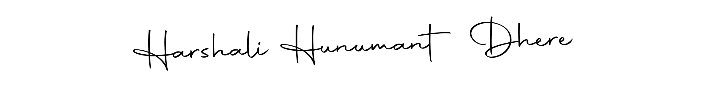 Design your own signature with our free online signature maker. With this signature software, you can create a handwritten (Autography-DOLnW) signature for name Harshali Hunumant Dhere. Harshali Hunumant Dhere signature style 10 images and pictures png