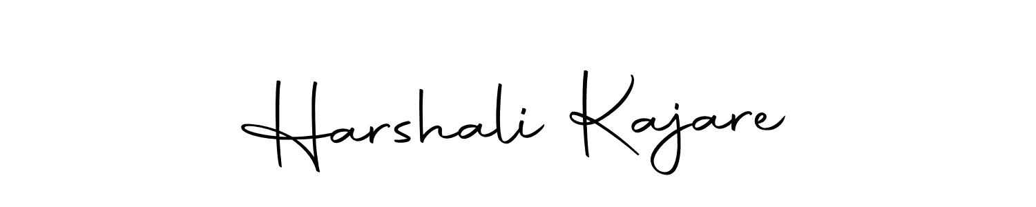 Create a beautiful signature design for name Harshali Kajare. With this signature (Autography-DOLnW) fonts, you can make a handwritten signature for free. Harshali Kajare signature style 10 images and pictures png